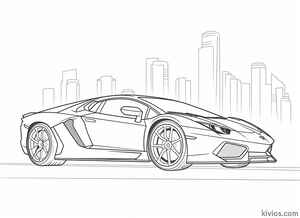 Lamborghini Aventador Coloring Page #2322911071