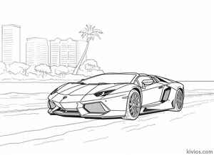 Lamborghini Aventador Coloring Page #2932924730