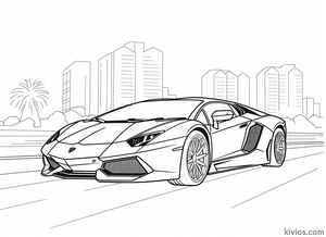 Lamborghini Aventador Coloring Page #2972324440