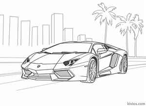 Lamborghini Aventador Coloring Page #3239511035