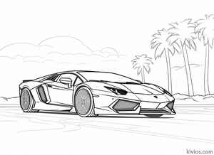 Lamborghini Aventador Coloring Page #3242015370