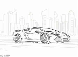 Lamborghini Aventador Coloring Page #52923093