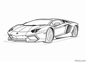 Lamborghini Aventador Coloring Page #542211344