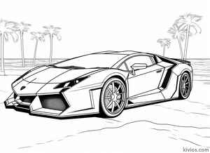 Lamborghini Veneno Coloring Page #1176217714