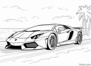 Lamborghini Veneno Coloring Page #1282529766