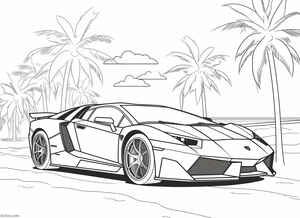 Lamborghini Veneno Coloring Page #136782817
