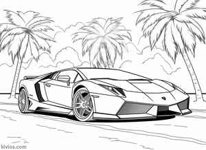 Lamborghini Veneno Coloring Page #1506731502