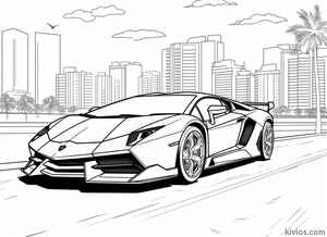 Lamborghini Veneno Coloring Page #1699616162