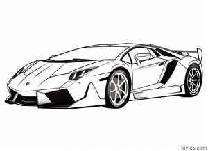 Lamborghini Veneno Coloring Page #2356332600
