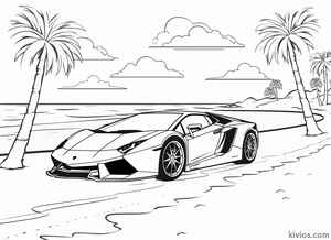 Lamborghini Veneno Coloring Page #244102087