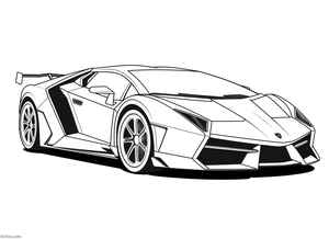 Lamborghini Veneno Coloring Page #2676927272
