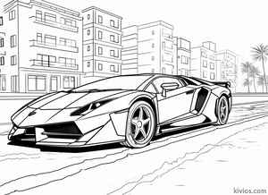 Lamborghini Veneno Coloring Page #2719013603