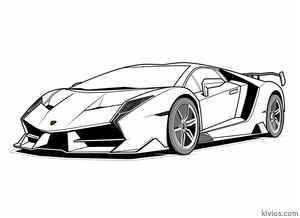 Lamborghini Veneno Coloring Page #2790219662