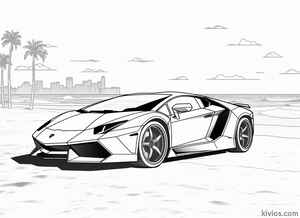 Lamborghini Veneno Coloring Page #2816623938