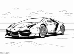 Lamborghini Veneno Coloring Page #3096913776