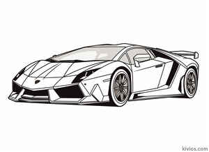 Lamborghini Veneno Coloring Page #403232420