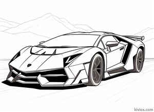 Lamborghini Veneno Coloring Page #51922735