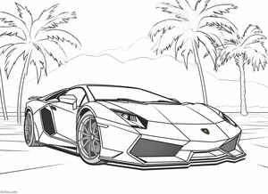 Lamborghini Veneno Coloring Page #57488717
