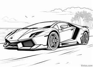 Lamborghini Veneno Coloring Page #611312205