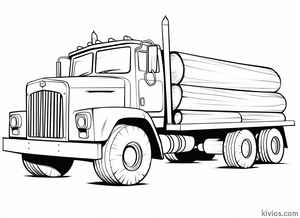 Log Truck Coloring Page #315059242