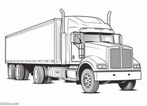 Mack Truck Coloring Page #2096215467