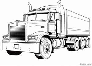 Mack Truck Coloring Page #223321408