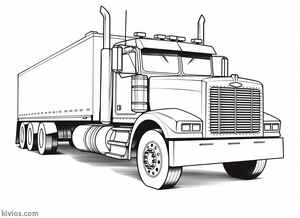 Mack Truck Coloring Page #2365425765