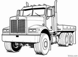 Mack Truck Coloring Page #282682274