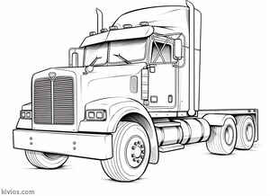 Mack Truck Coloring Page #286788493