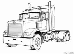 Mack Truck Coloring Page #321451200