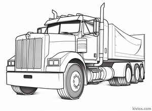 Mack Truck Coloring Page #647217859