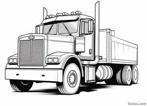 Mack Truck Coloring Page #899011618