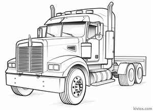 Mack Truck Coloring Page #99830631