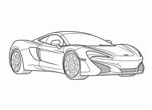 McLaren Coloring Page #1324424672