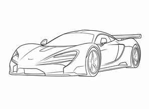 McLaren Coloring Page #17431769