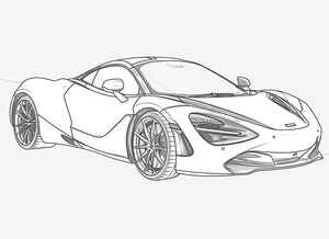 McLaren Coloring Page #25568976