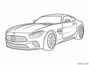 Mercedes Benz AMG Coloring Page #112071765