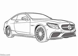 Mercedes Benz AMG Coloring Page #1230212245
