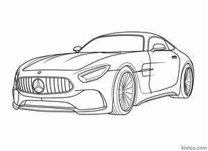 Mercedes Benz AMG Coloring Page #1371830783