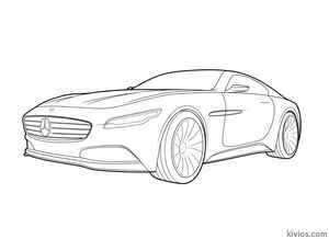 Mercedes Benz AMG Coloring Page #1949710440