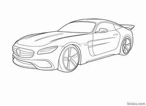 Mercedes Benz AMG Coloring Page #203041934