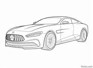 Mercedes Benz AMG Coloring Page #2157921174