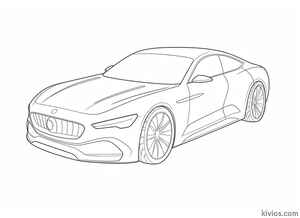 Mercedes Benz AMG Coloring Page #2227032327