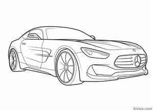 Mercedes Benz AMG Coloring Page #2312525467