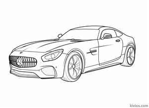 Mercedes Benz AMG Coloring Page #2699613668