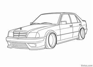 Mercedes Benz AMG Coloring Page #2796132328
