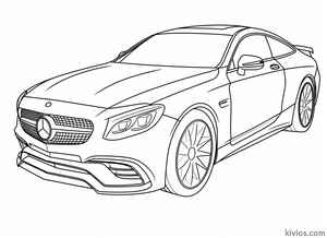 Mercedes Benz AMG Coloring Page #2864829237