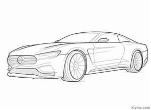 Mercedes Benz AMG Coloring Page #292498525