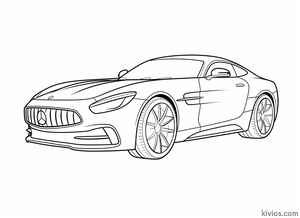 Mercedes Benz AMG Coloring Page #2999622983