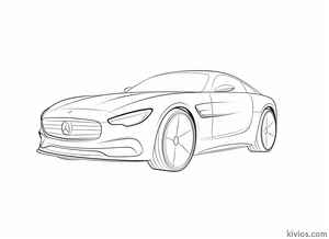 Mercedes Benz AMG Coloring Page #301031508